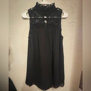 BCBGeneration Black Sleeveless Romper - size small